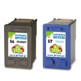 Compatible Ink Cartridges 56 + 57 (CC629A) for HP PSC 1315