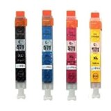 Compatible Ink Cartridges CLI-571 CMYK (0386C005) for Canon Pixma MG5750