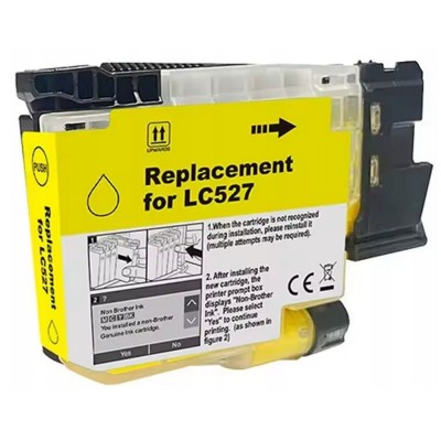 Compatible Ink Cartridge LC-527 Y for Brother (LC527Y) (Yellow)