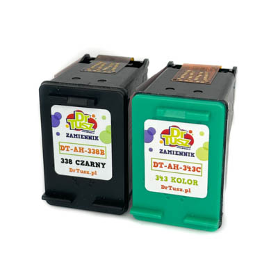 Compatible Cartridges 338 + 343 for HP (SD449EE) DrTusz Store