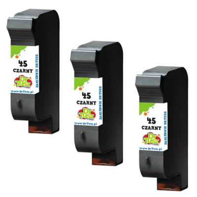 Compatible Ink Cartridges 45 for HP (51645AE-3) (Black) (3-pack)