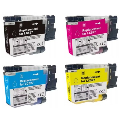 Compatible Ink Cartridges LC-527 CMYK for Brother (LC527VAL) (multi pack)