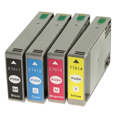 non Genuine 4 Ink Cartridges For Epson ET-T7015 Multipack 
