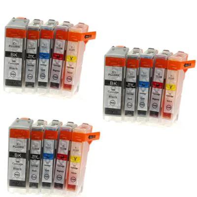 3x Compatible Ink Cartridges CLI-5 8 CMYK for Canon