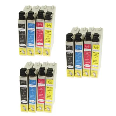3x Compatible Ink Cartridges T0555 for Epson (C13T05564010) (multi pack)