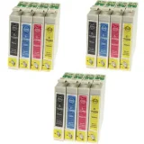3x Compatible Ink Cartridges T0715 for Epson (C13T07154010) (multi pack)