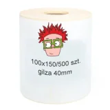 Compatible Label 100x150 mm for Zebra (DT-EZ-100x150) (White) (500 pcs)