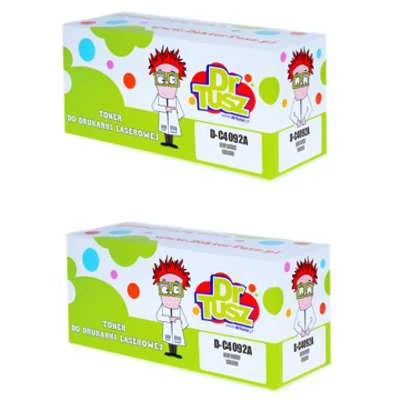 Compatible Toners 92A for HP (C4092AD) (Black) (2-pack)