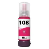 Compatible Ink Cartridge 108 (C13T09C34A) (Magenta) for Epson EcoTank L18050