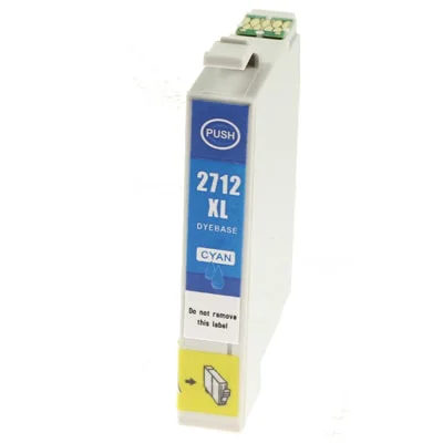 Compatible Ink Cartridge 27 XL for Epson (C13T271240) (Cyan)