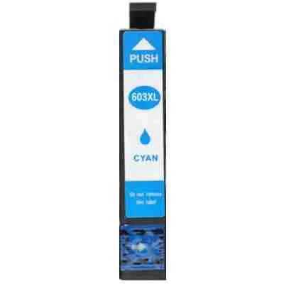 Compatible Ink Cartridge 603 XL for Epson (C13T03A24010) (Cyan)