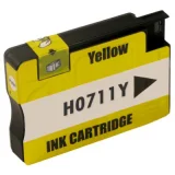 Compatible Ink Cartridge 711 (CZ132A) (Yellow) for HP DesignJet T120