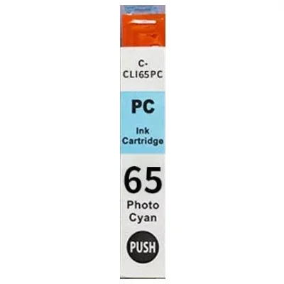 Compatible Ink Cartridge CLI-65 PC for Canon (4220C001) (Cyan Photo)