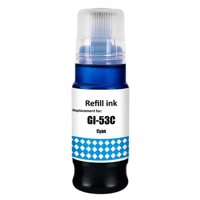 Compatible Ink Cartridge GI-53 C for Canon (4673C001) (Cyan)