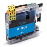 Compatible Ink Cartridge LC-22UC (LC-22UC) (Cyan) for Brother MFC-J985DW