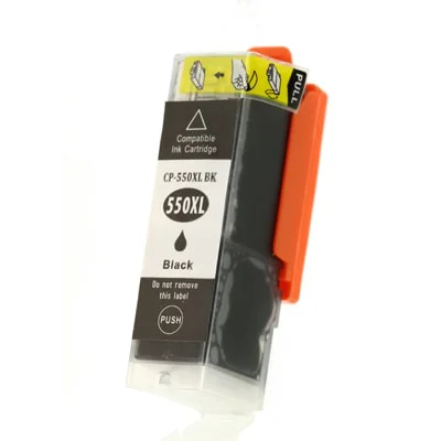 Compatible Ink Cartridge PGI-550 BK for Canon (6496B001) (Black)