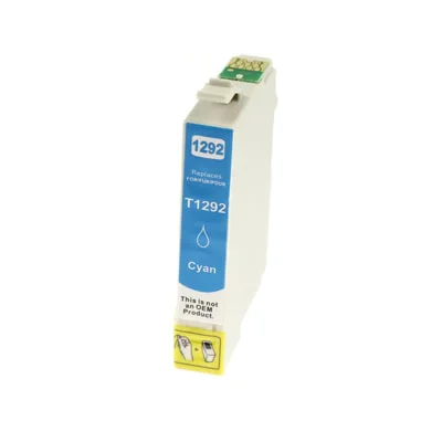 Compatible Ink Cartridge T1292 for Epson (C13T12924010) (Cyan)