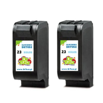 Compatible Ink Cartridges 23 for HP (C1823T) (Color) (2-pack)