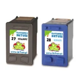 Compatible Ink Cartridges 27 + 28 for HP (CC628A) (multi pack)