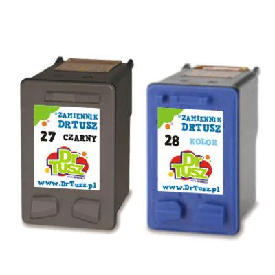 Compatible Ink Cartridges 27 + 28 for HP (CC628A) (multi pack)
