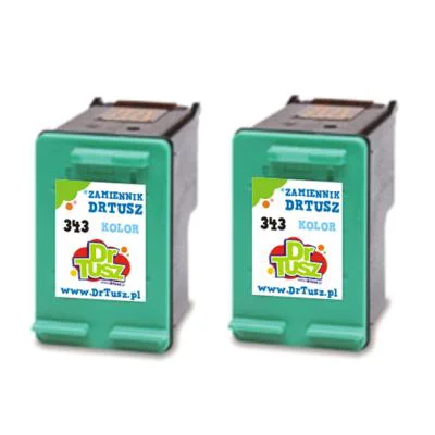 Compatible Ink Cartridges 343 for HP (CB332EE) (Color) (2-pack)