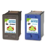 Compatible Ink Cartridges 56 + 57 for HP (CC629A) (multi pack)