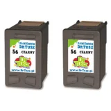 Compatible Ink Cartridges 56 for HP (CC620A) (Black) (2-pack)