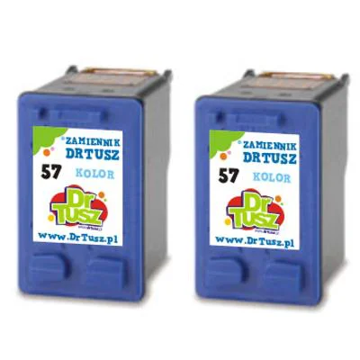 Compatible Ink Cartridges 57 for HP (C9334A) (Color) (2-pack)
