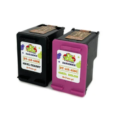 Compatible Ink Cartridges 650 for HP (CZ101AE, CZ102AE)