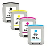Compatible Ink Cartridges 88 XL CMYK for HP