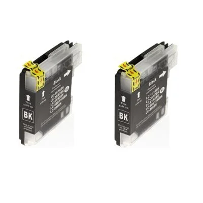 Compatible Ink Cartridges LC-1100 BK for Brother (LC1100BKBP2) (Black) (2-pack)
