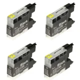 Compatible Ink Cartridges LC-1240 BK for Brother (LC1240BK) (Black) (4xpack)