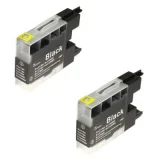 Compatible Ink Cartridges LC-1240 BK for Brother (LC1240BKBP2) (Black) (2-pack)