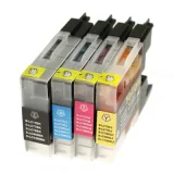 Compatible Ink Cartridges LC-1240 CMYK (LC1240VALBP) for Brother MFC-J6510DW