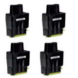 Compatible Ink Cartridges LC-900 BK for Brother (LC900BK) (Black) (4xpack)