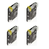 Compatible Ink Cartridges LC-980 BK for Brother (LC980BK) (Black) (4xpack)