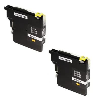 Compatible Ink Cartridges LC-985 BK for Brother (LC985BKBP2) (Black)