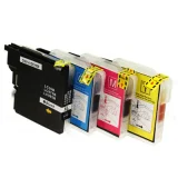 Compatible Ink Cartridges LC-985 CMYK (LC985VALBP) for Brother DCP-J140W