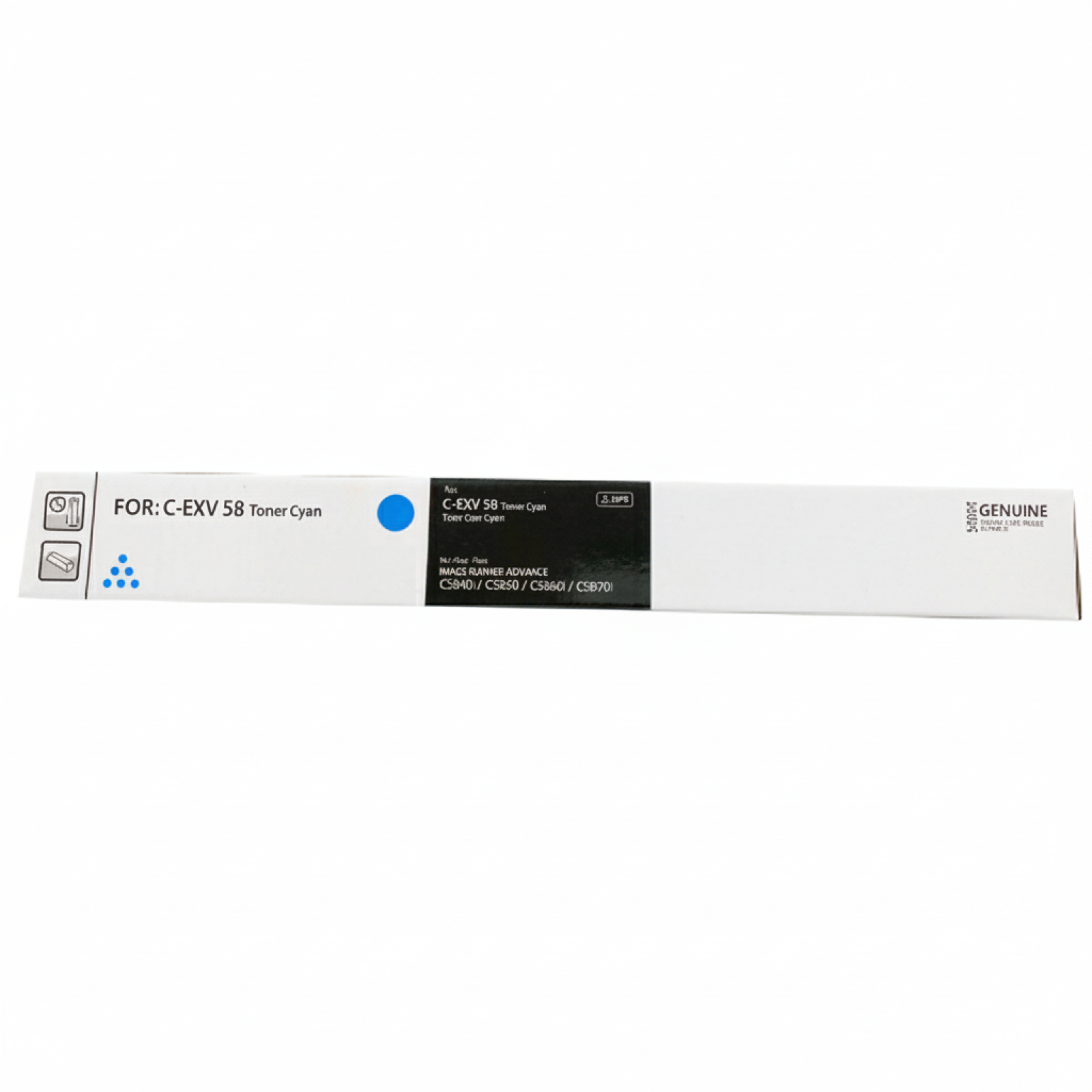 Original OEM Toner Canon C-EXV 58 C (3764C002) (Cyan)
