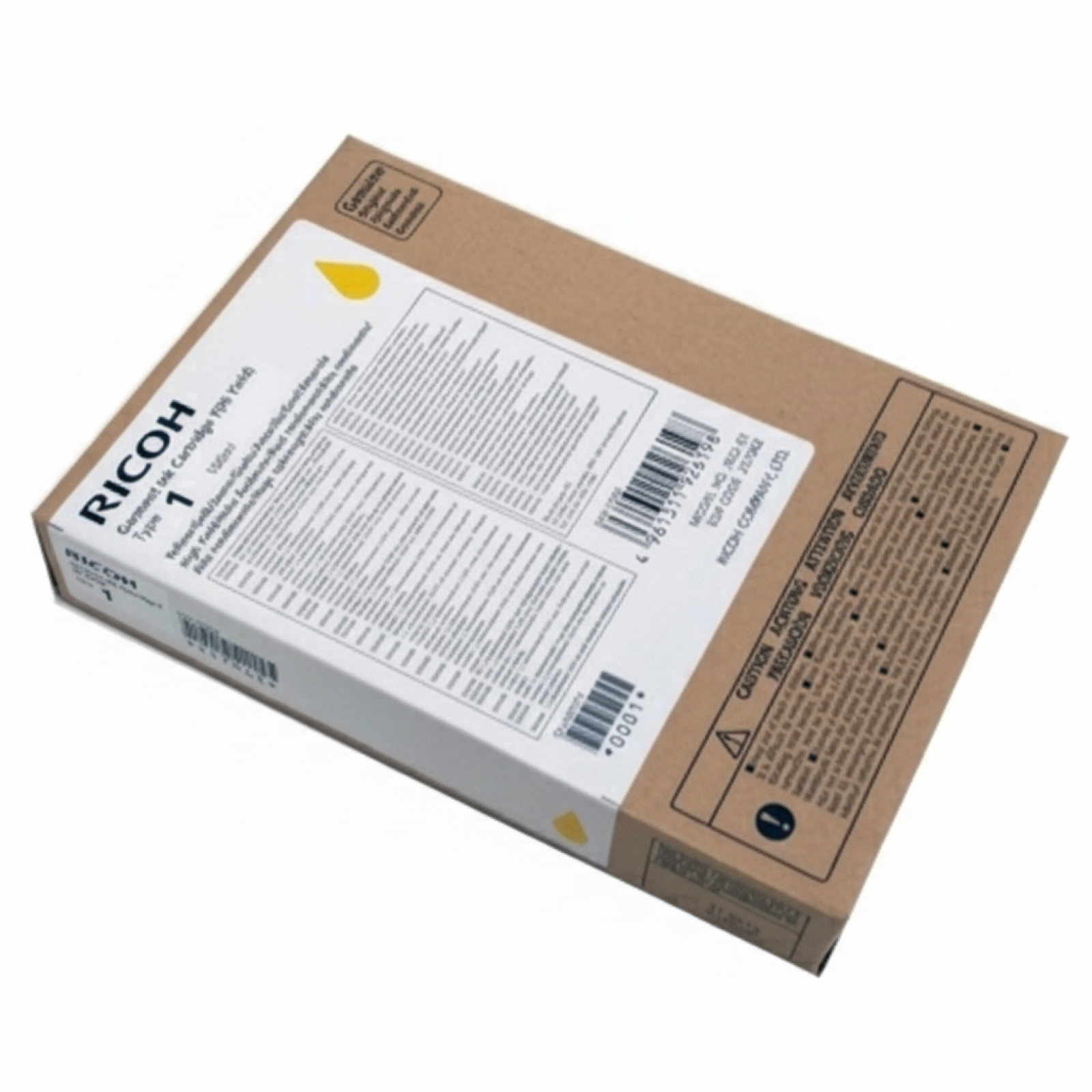 Original OEM Ink Cartridge Ricoh Garment Type 1 (35ml) (257078) (Yellow)