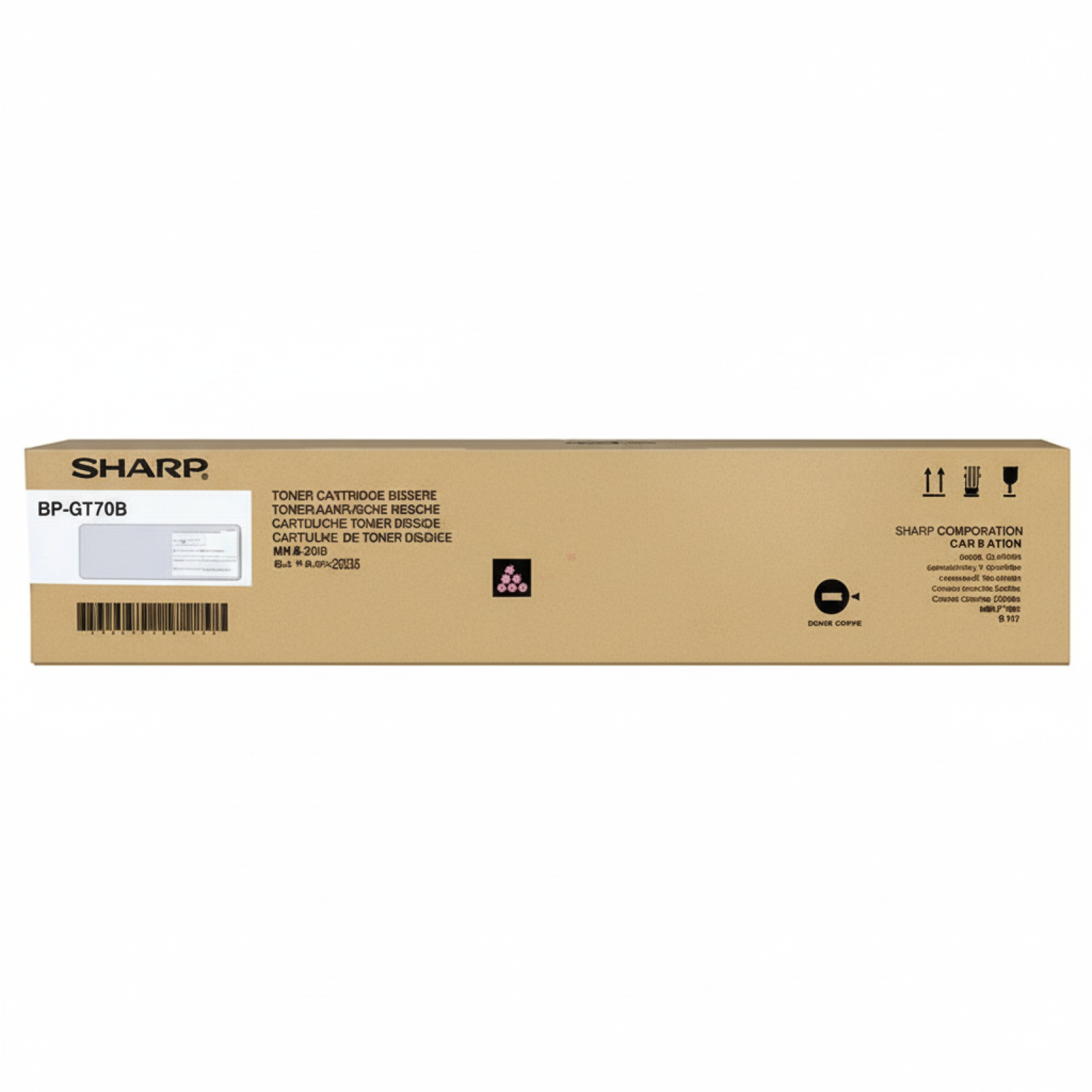 Original OEM Toner Sharp BP-GT70BB (BPGT70BB) (Black)