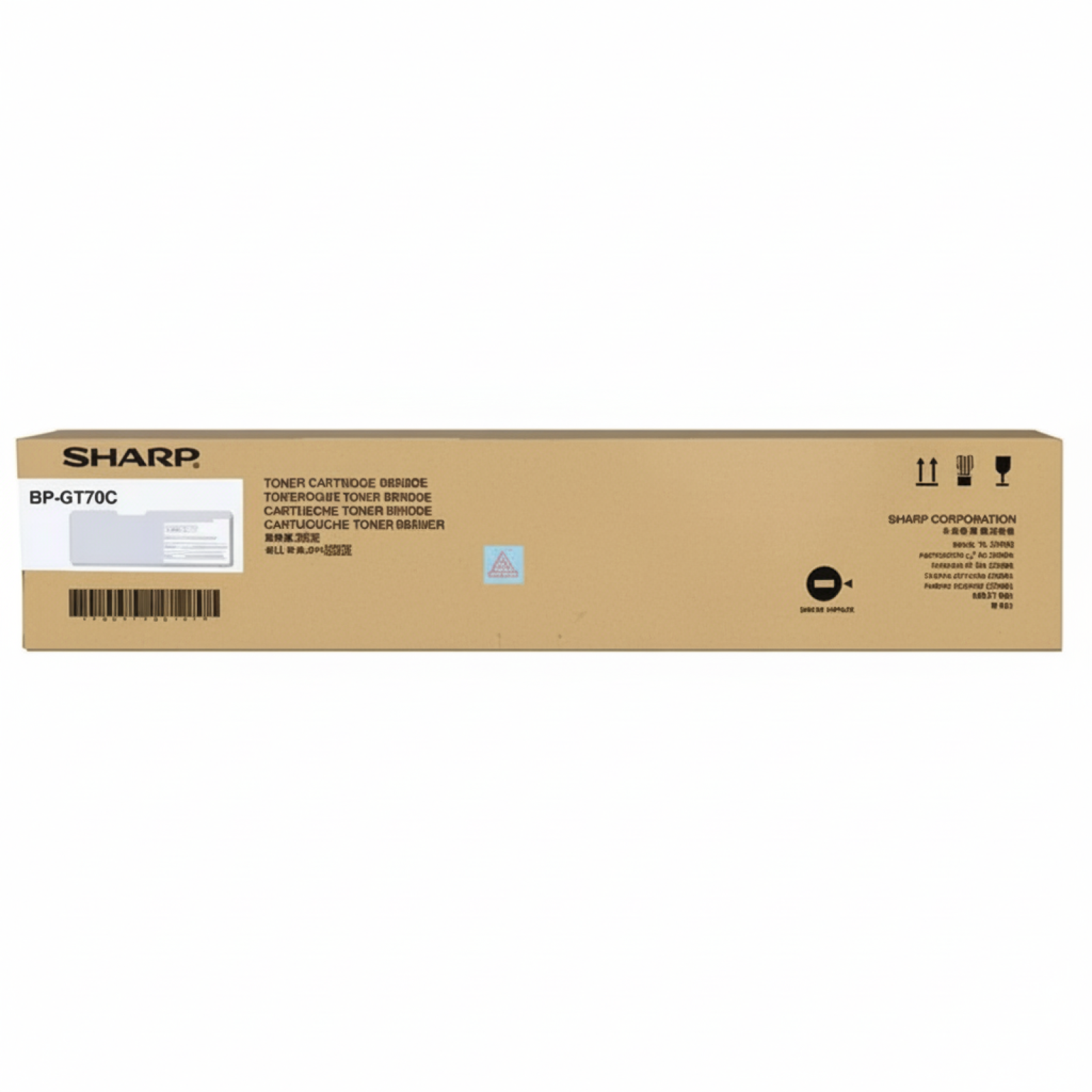 Original OEM Toner Sharp BP-GT70CB (BPGT70CB) (Cyan)