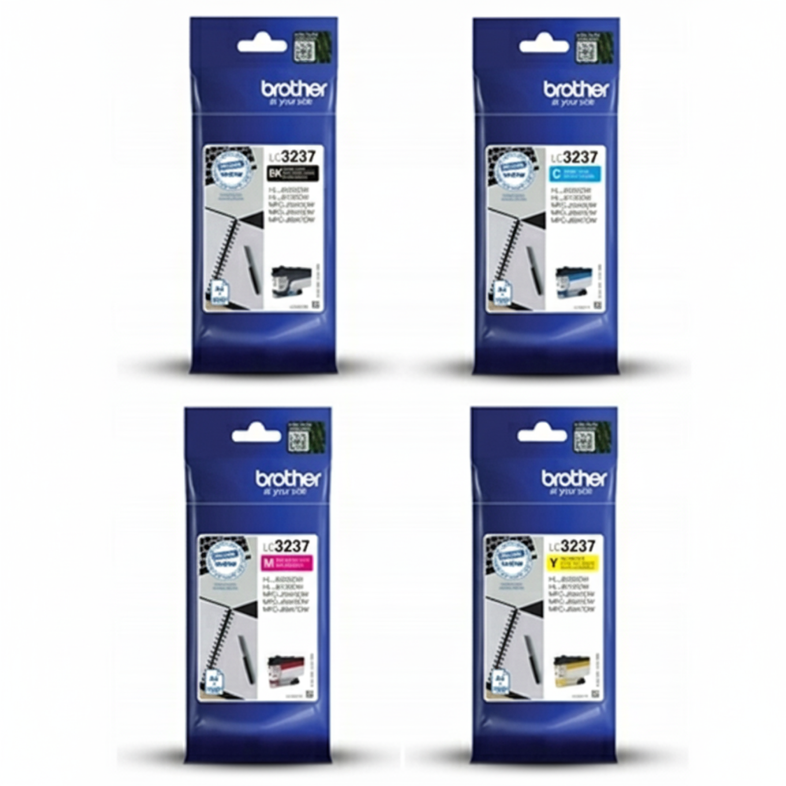 Original OEM Ink Cartridges Brother LC-3237 CMYK (LC3237VAL) (multi pack)