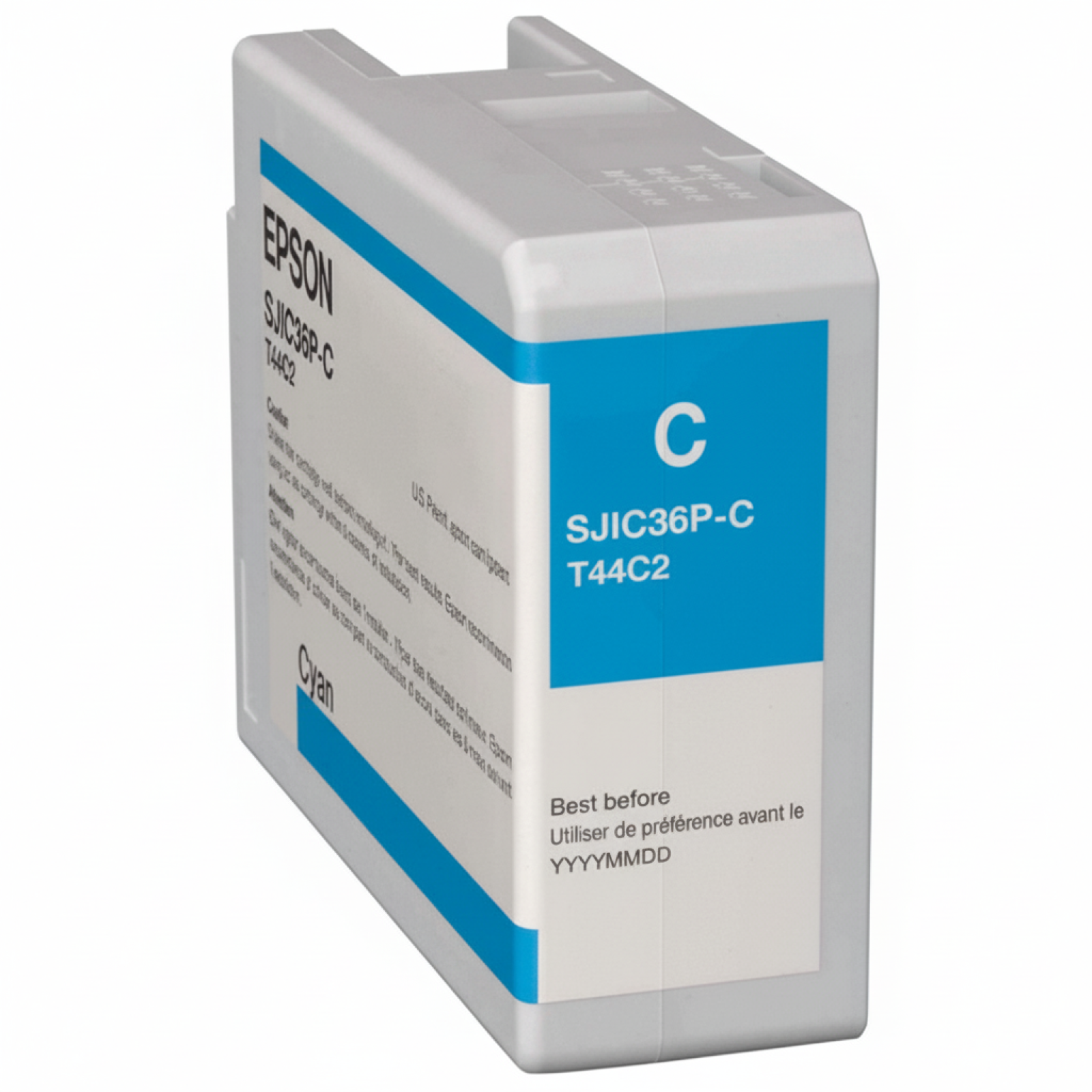 Original OEM Ink Cartridge Epson T44C2 (SJIC36P-C) (Cyan)