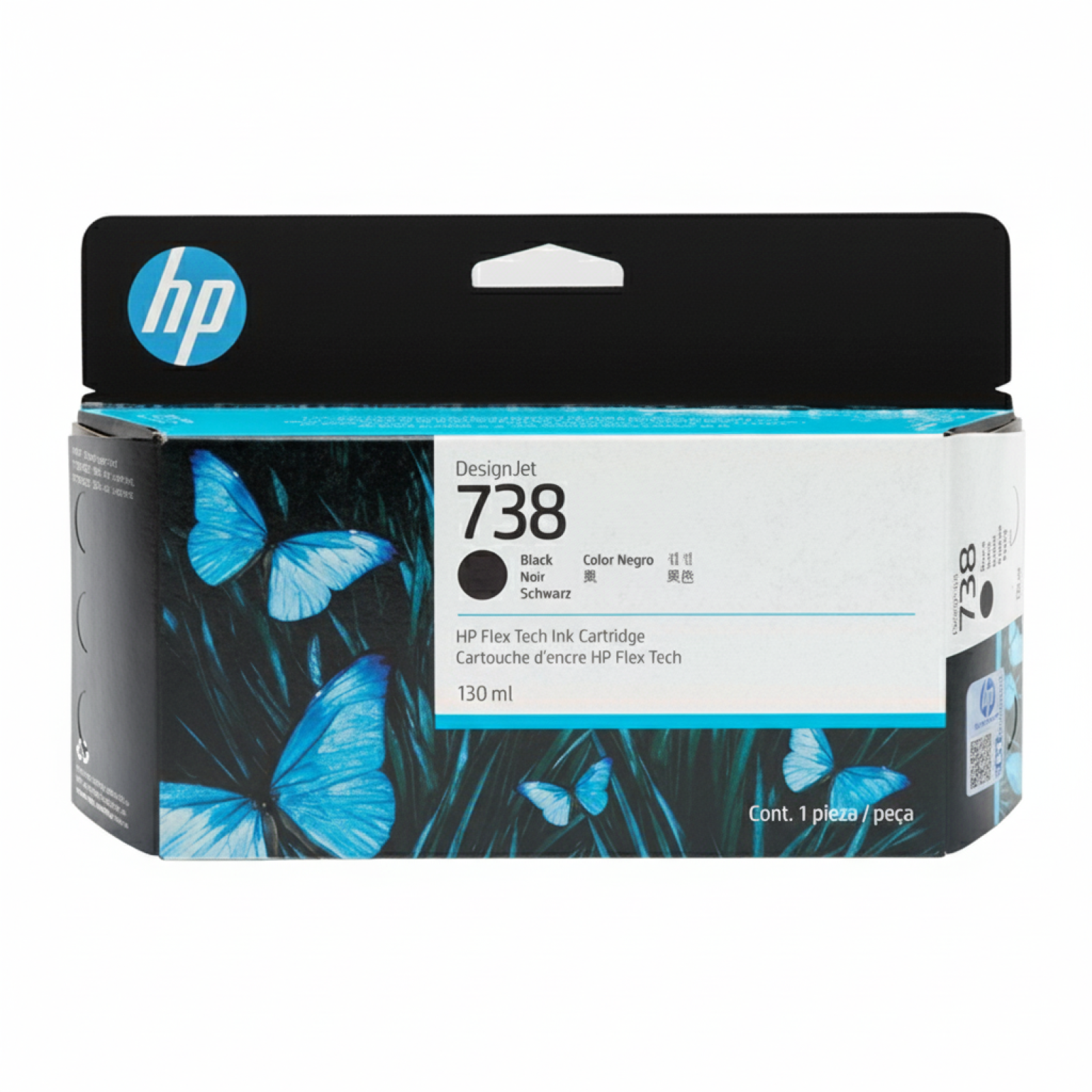 Original OEM Ink Cartridge HP 738 130ml (498N4A) (Black)