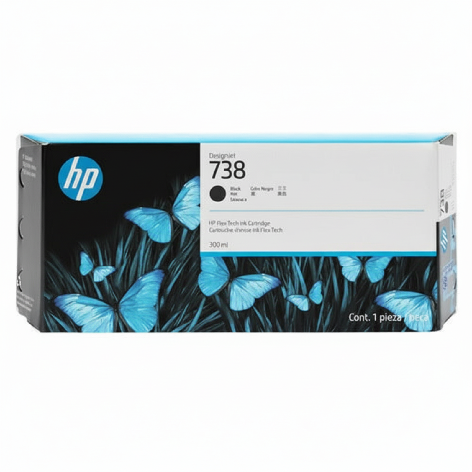 Original OEM Ink Cartridge HP 738 300ml (498N8A) (Black)