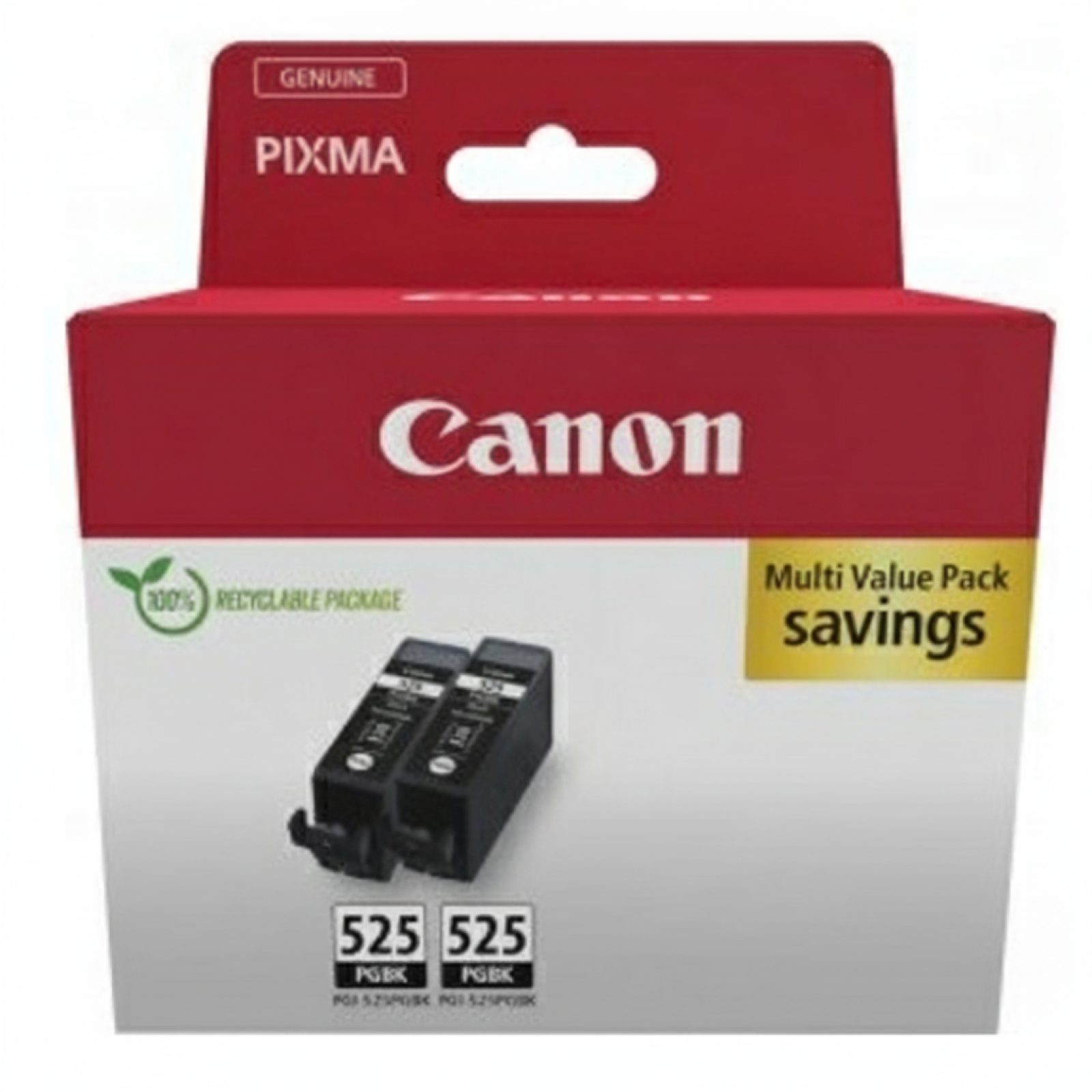 Original OEM Ink Cartridges Canon PGI-525 BK (4529B006) (Black) (2-pack)
