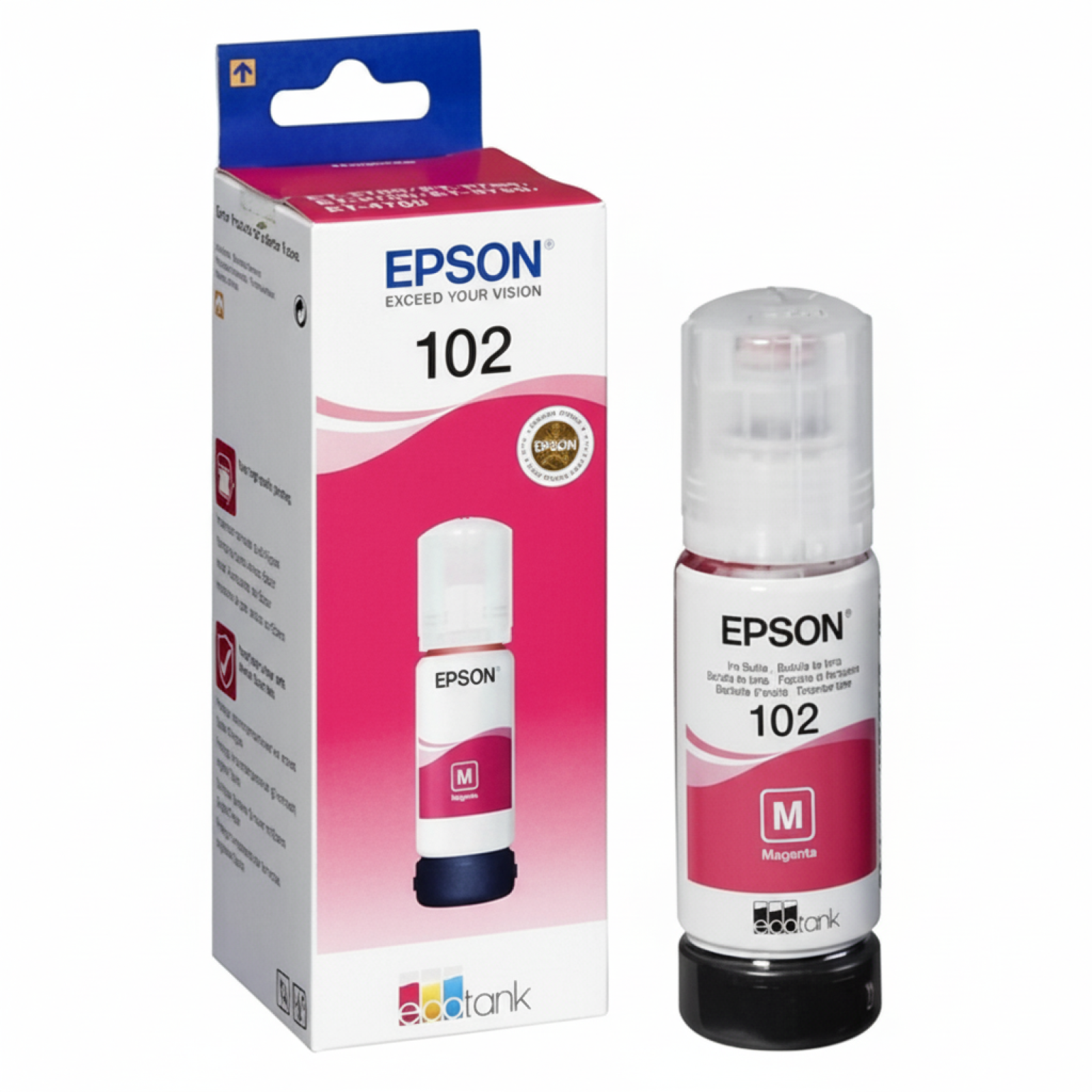 Original OEM Ink Cartridge Epson 102 (C13T03R340) (Magenta)