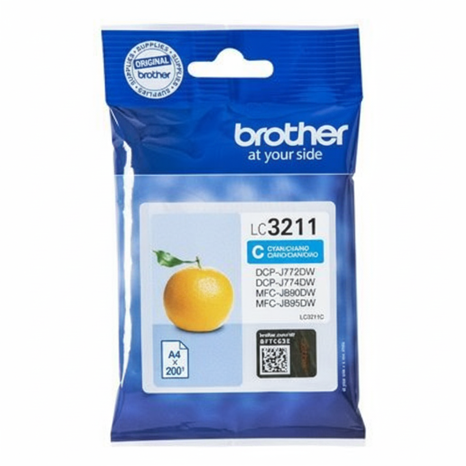 Original OEM Ink Cartridge Brother LC-3211 C (LC3211C) (Cyan)