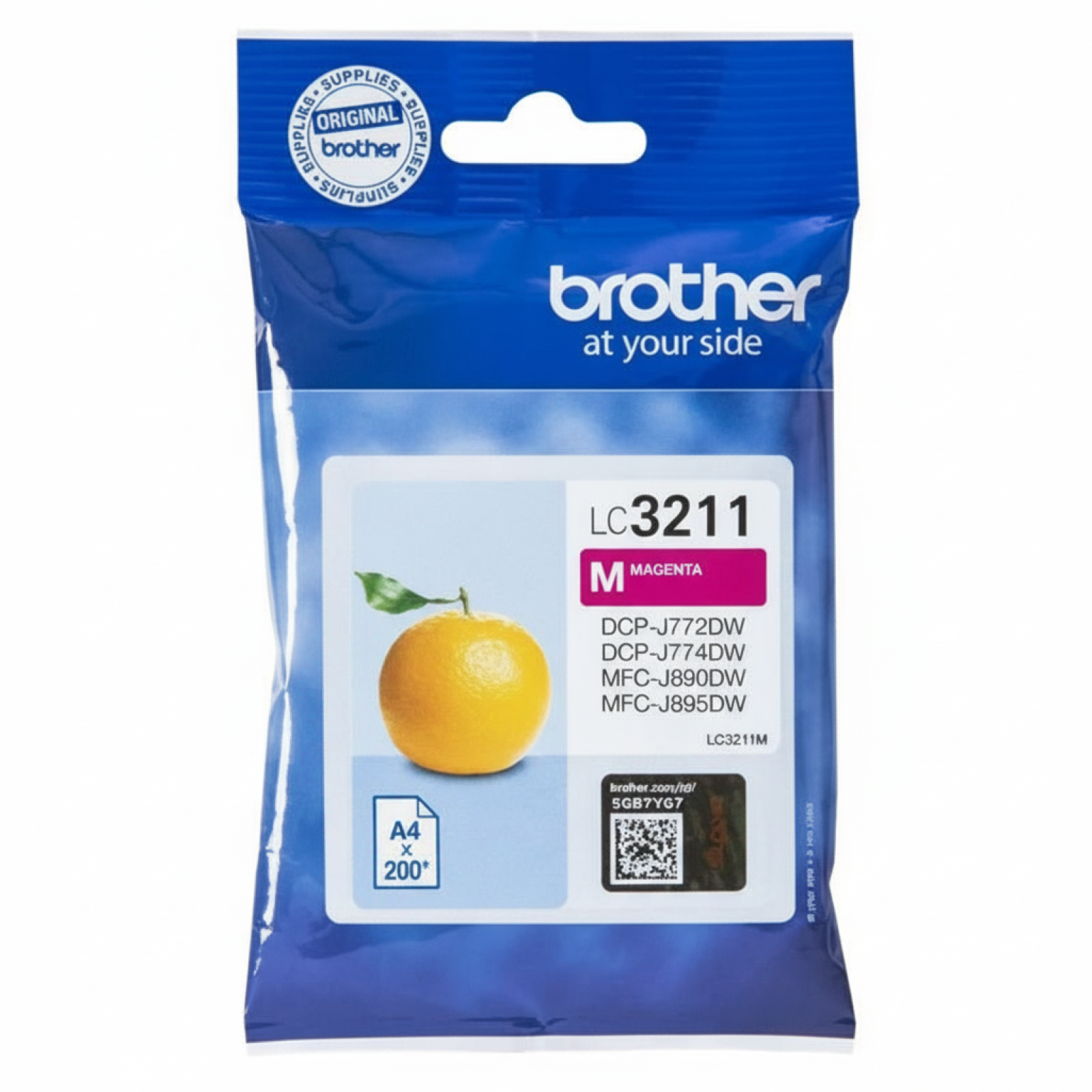 Original OEM Ink Cartridge Brother LC-3211 M (LC3211M) (Magenta)